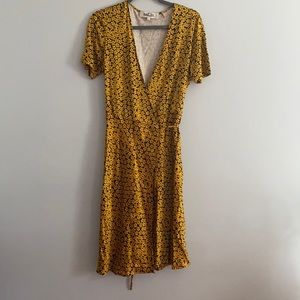 Diane Von Furstenburg floral silk wrap dress